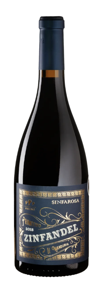 Вино Felline DOP Zinfandel н/сух.черв 0,75л Італ 15%